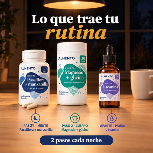 Todo lo que trae la rutina Alhento: Mente, Cuerpo y Pausa